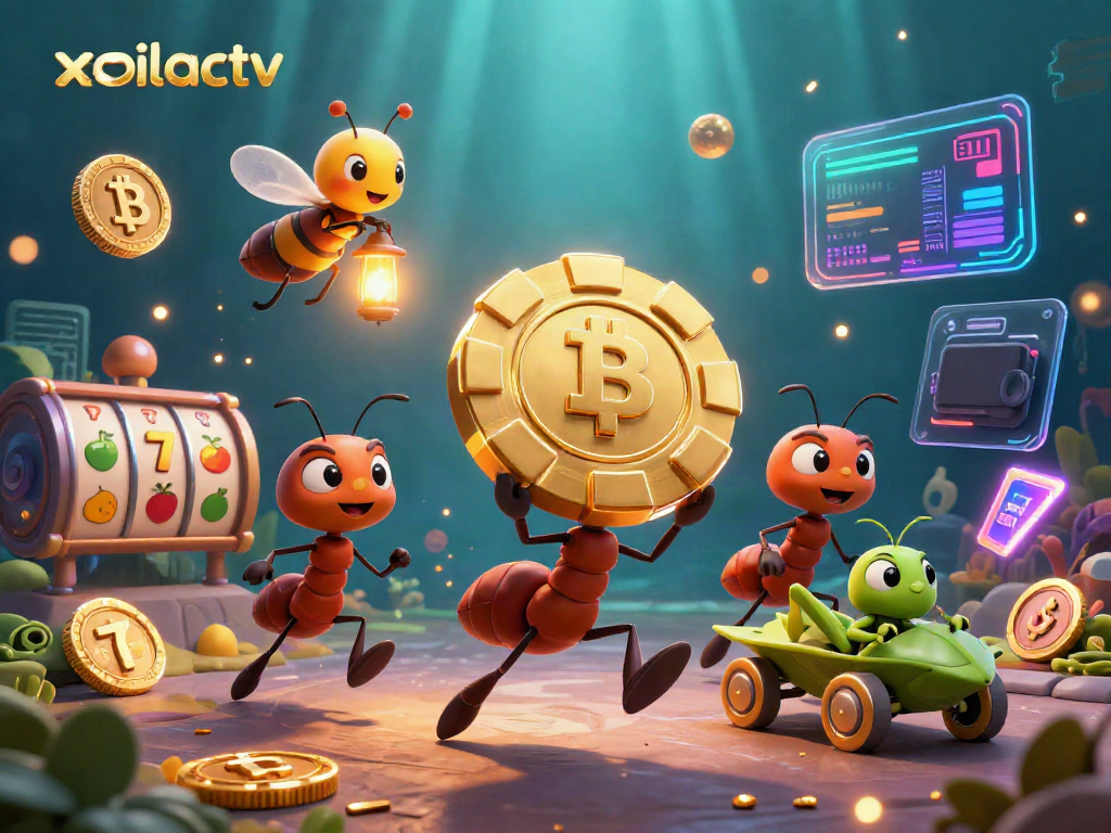 Experience excitement with xoilactv as ants run a casino heist in a stunning 3D scene.