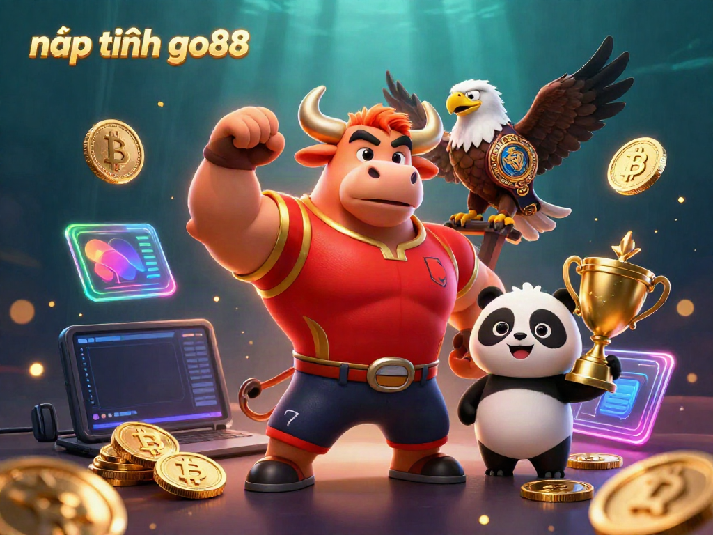 Engage with nạp tiền go88 easily through this lively 3D illustration showcasing casino elements.